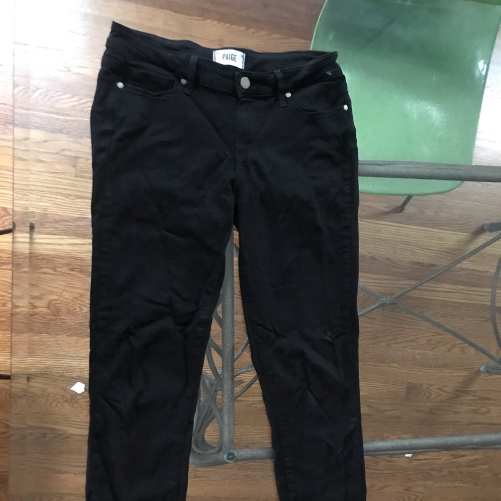 Paige - Black Verdugo Ultra Skinny Jeans